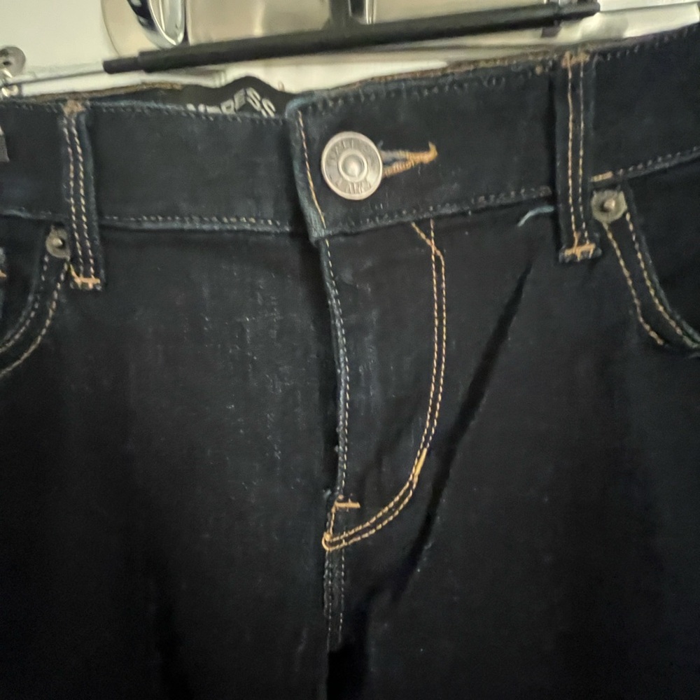 Express Barely Boot Low Rise Women's Jeans 6 Short - Picture 6 of 8